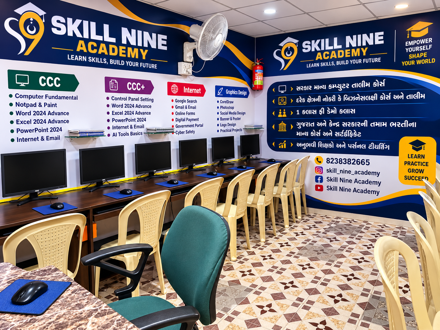 Practical Sessions at Skill Nine Academy